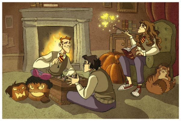 Cozy_in_the_Common_Room_by_kyla79